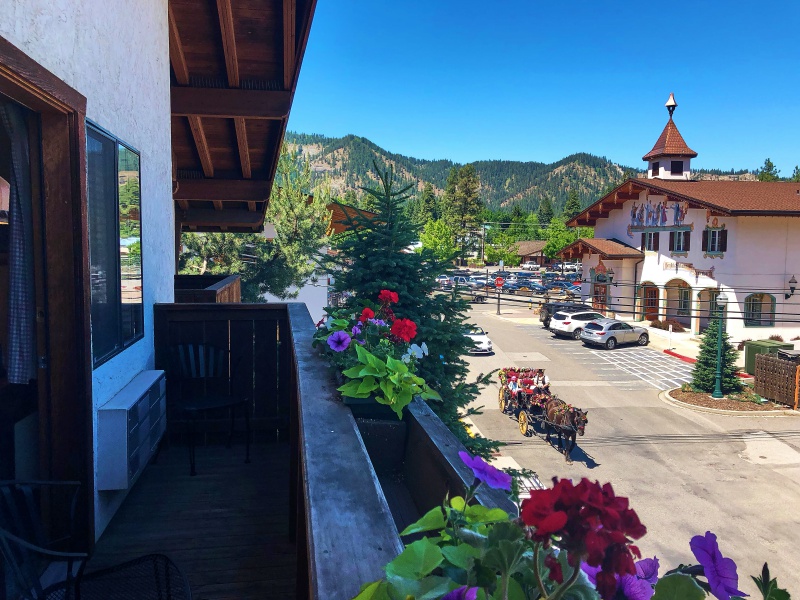 View from balcony in one of the rooms