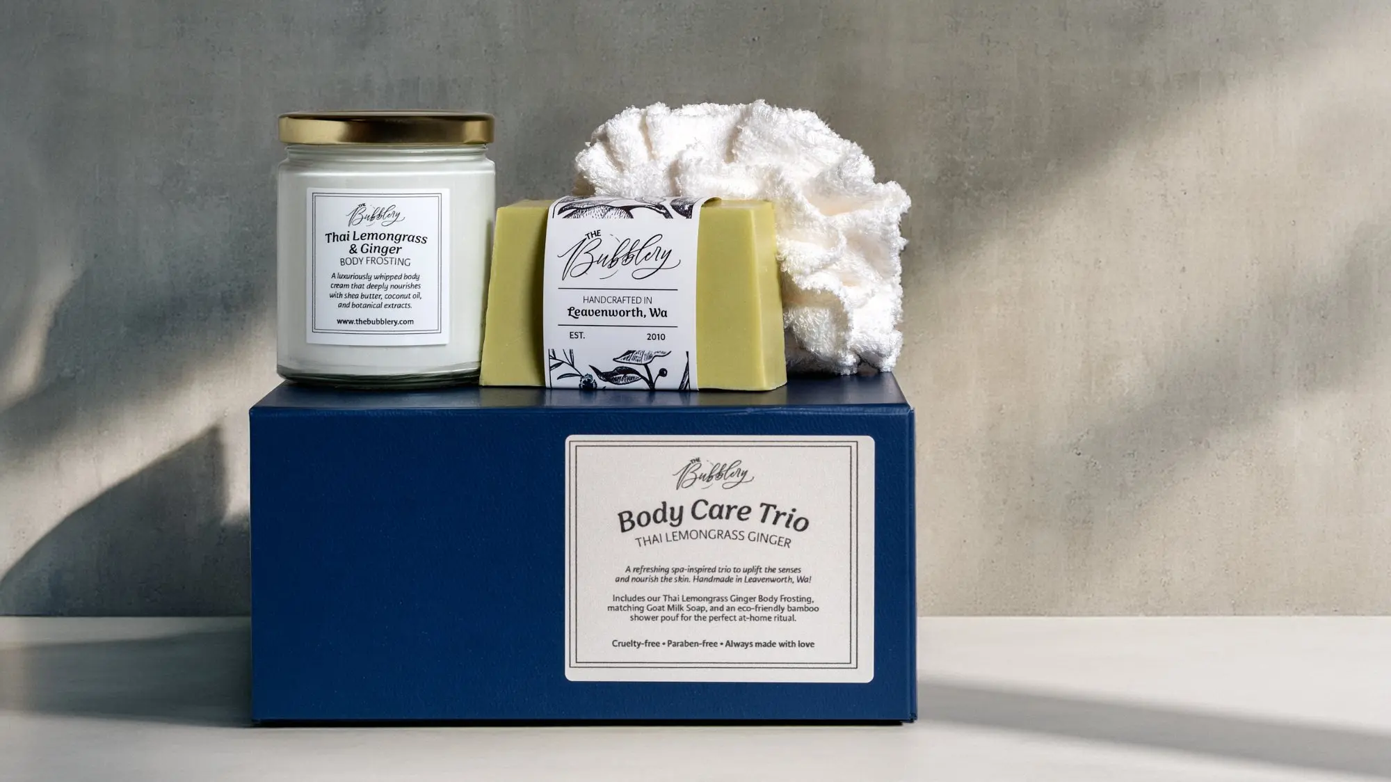 The Bubblery Body Care Trio — Thai Lemongrass Ginger