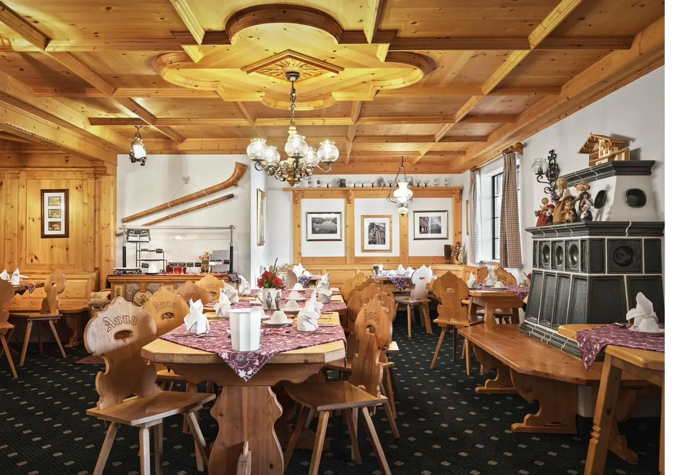 The Pension Anna dining room