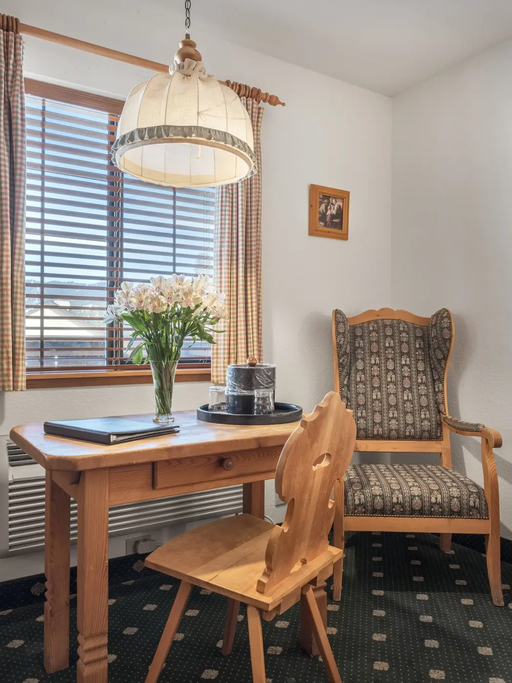 Balcony Room desk and Anna chair