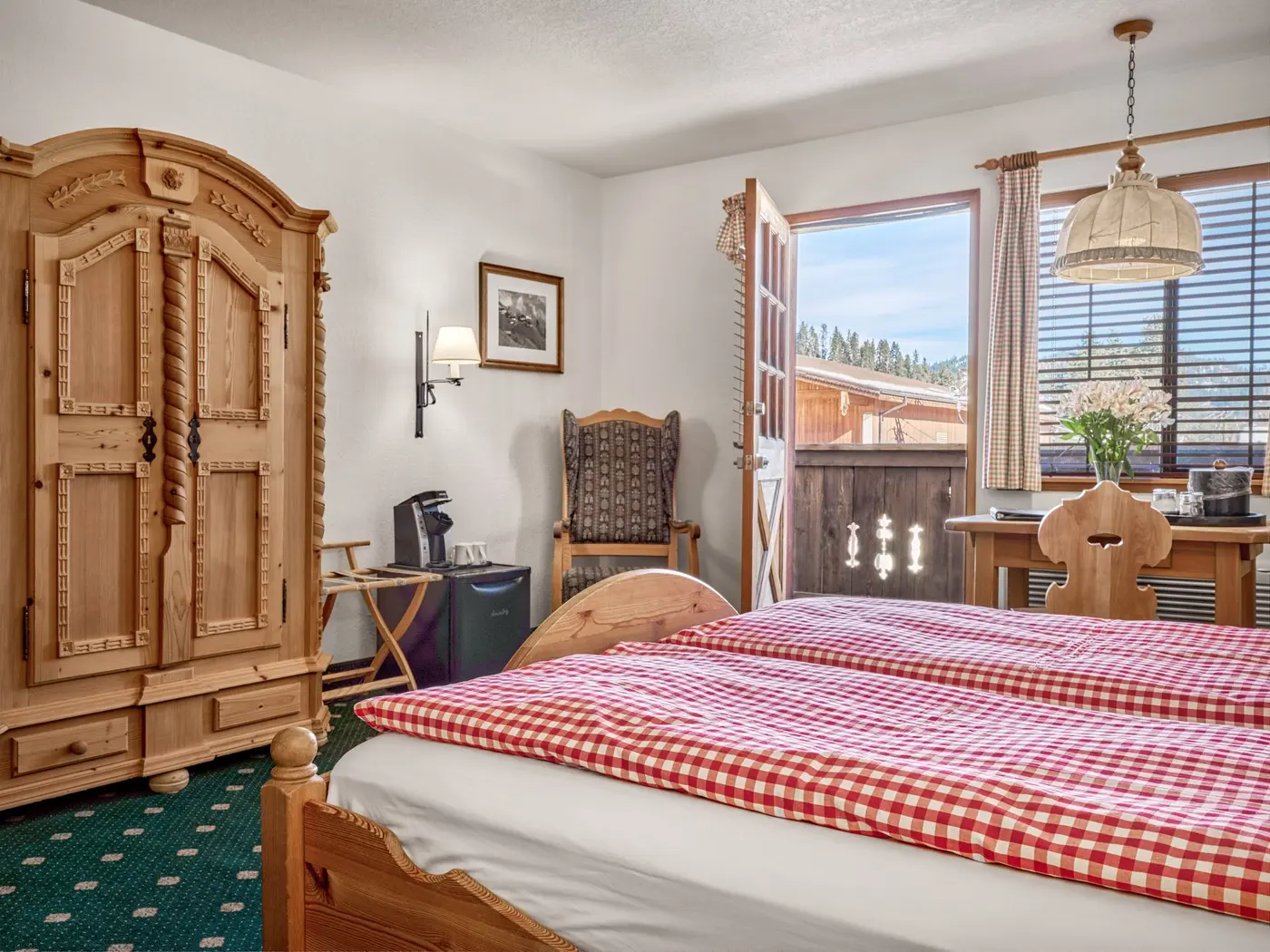 Balcony Room Tuxertal baroque schrank and balcony door